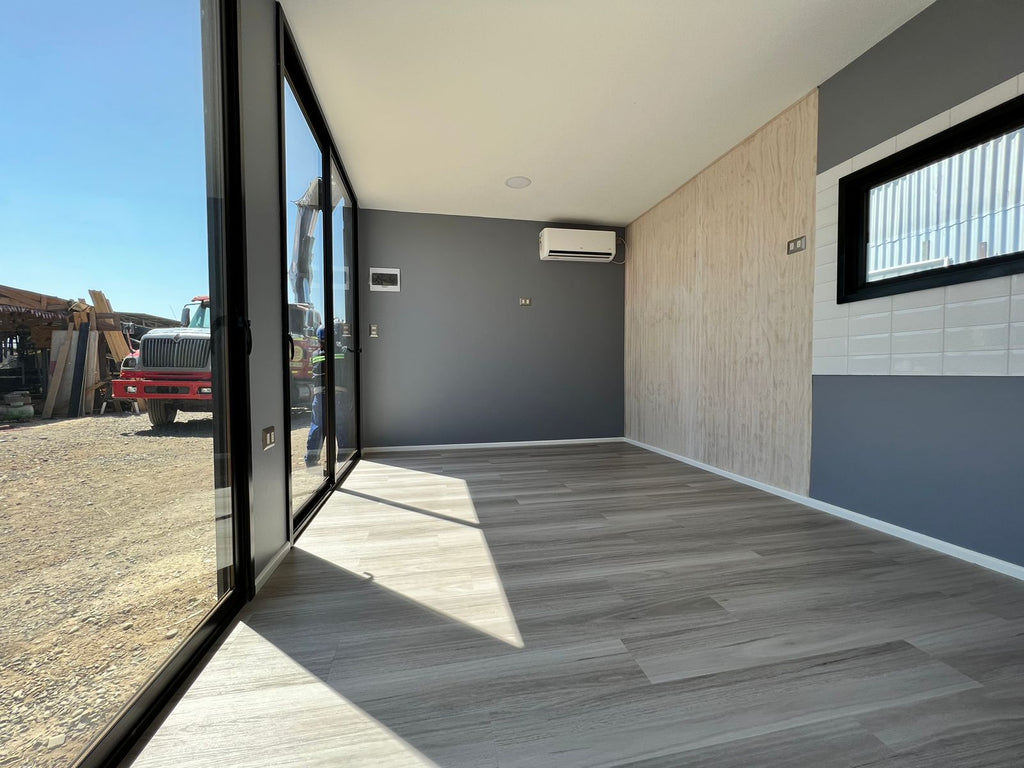 CASA DI MONTAGGIO 36m² 12x3.0MT / 2 CAMERE - 1 BAGNO - SOGGIORNO