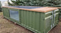 Piscina container pronta all'uso di 6,2 m x 2,5 m con finestra piscina