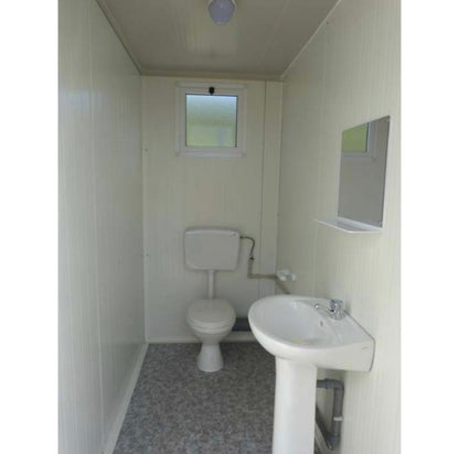 NUOVO BLOCCO SANITARI PMR CON WC PMR, LAVELLO PMR, WC STANDARD E LAVANDINO