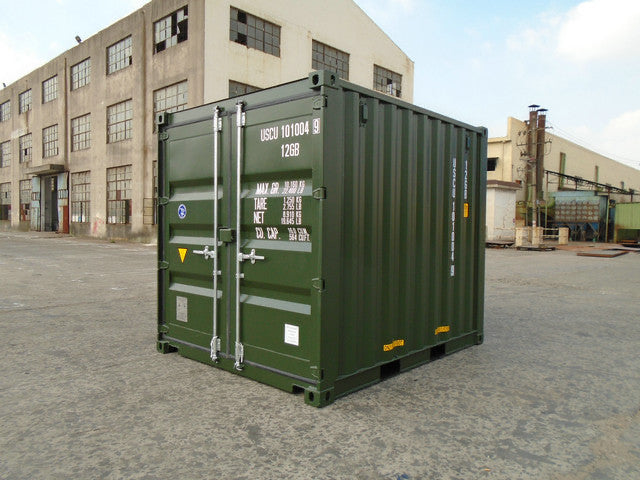 Nuovo container da trasporto da 10' verde/blu