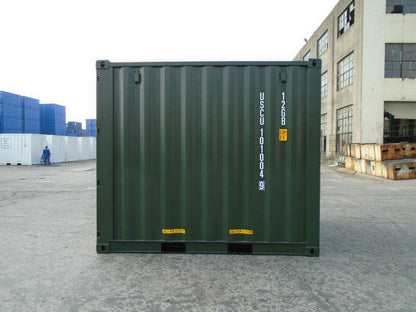 Nuovo container da trasporto da 10' verde/blu