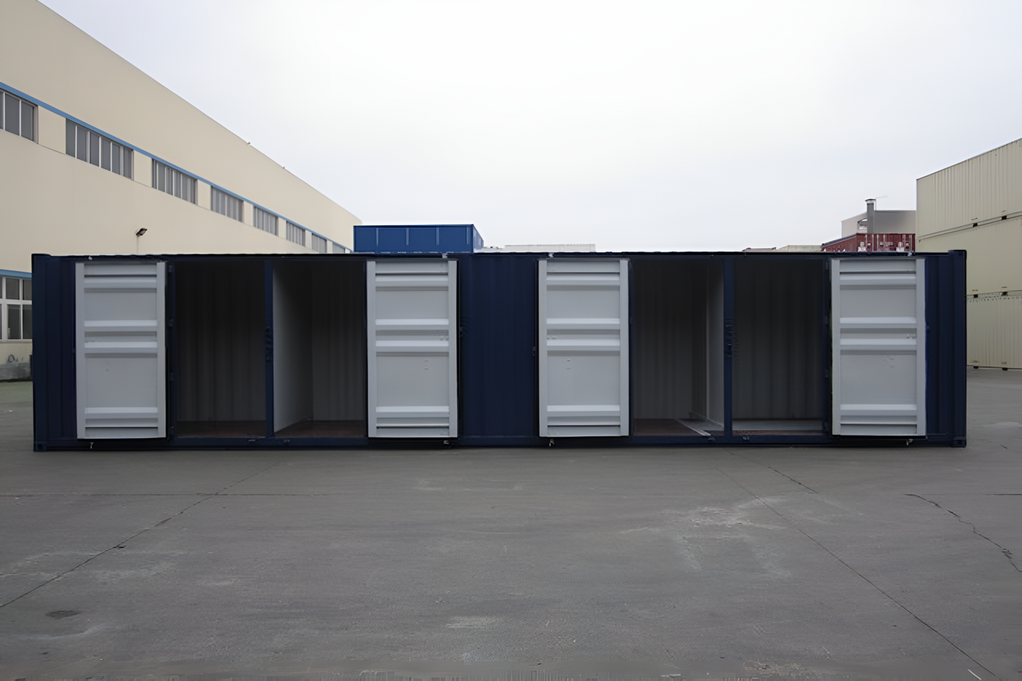 container da 40 piedi 4 porte di stoccaggio