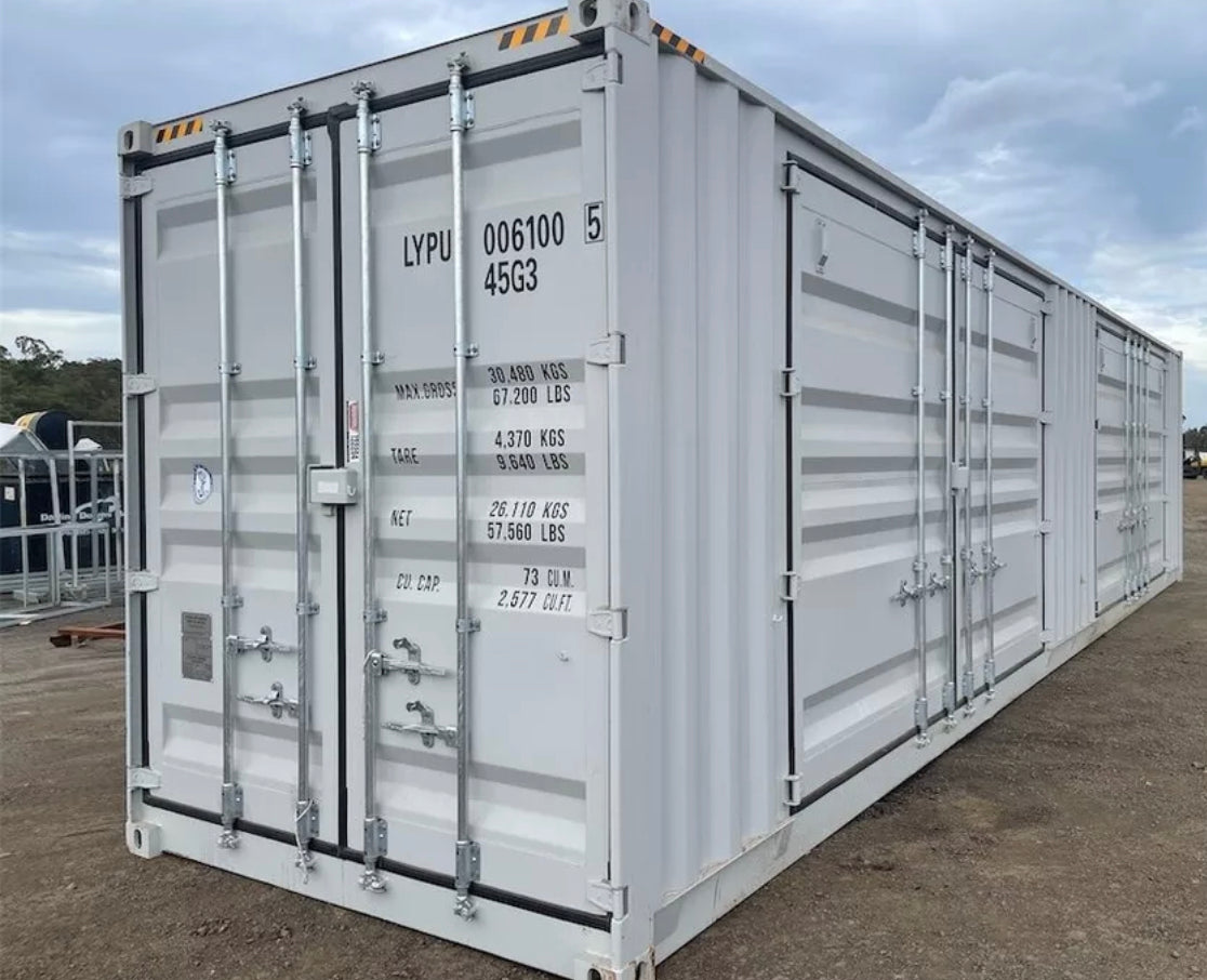 CONTAINER MARITTIMO 40' HIGH-CUBE 2 PORTE LATERALI