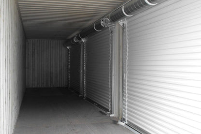 Container da 40 piedi con 3 porte avvolgibili