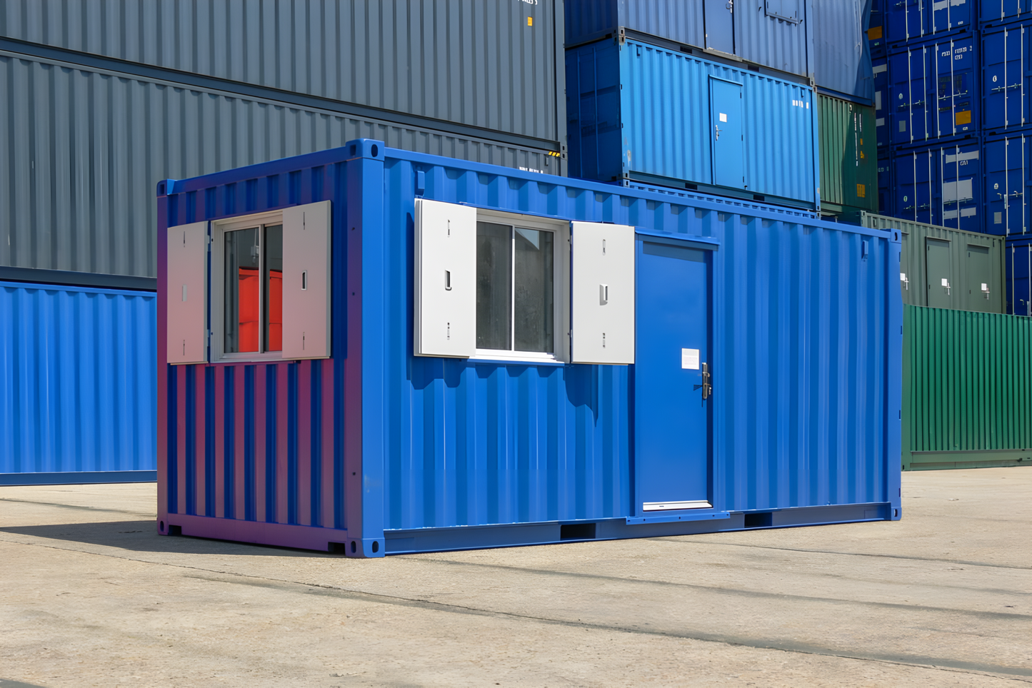 Container ufficio da 20 piedi con cucina e servizi igienici