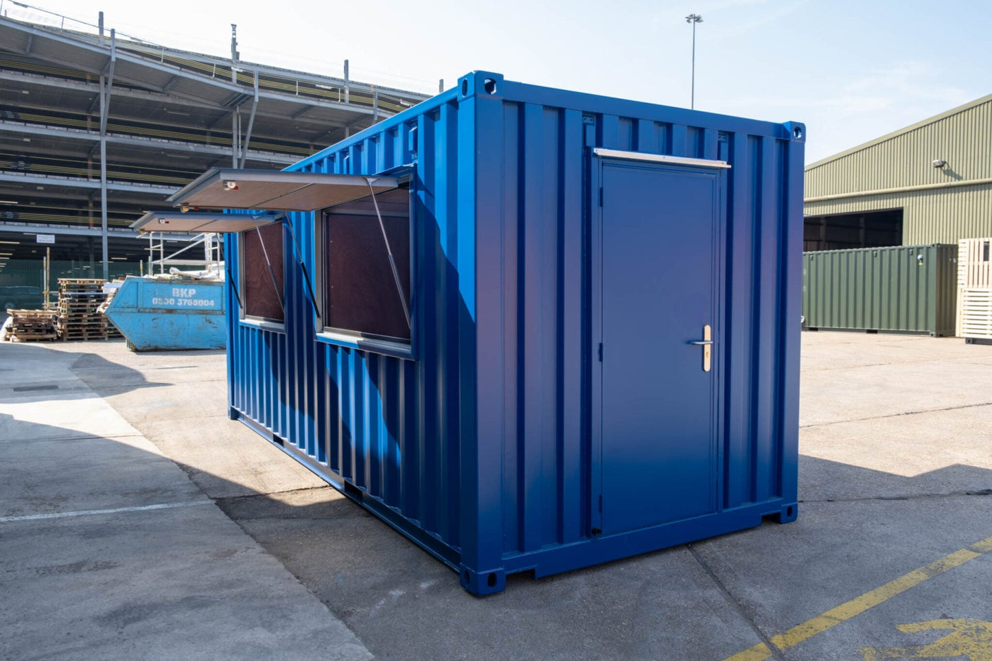 Container da 20 piedi con doppio portello di servizio