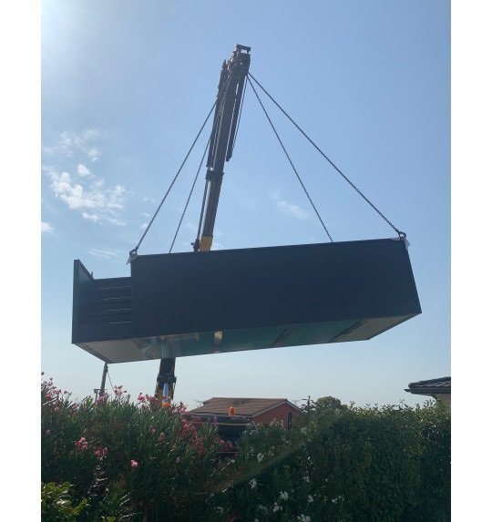 Contenitore mini piscina mobile 5M25x2M55x1M26